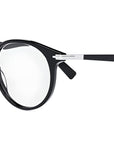 DiorBlackSuitO R6I Black Round Eyeglasses