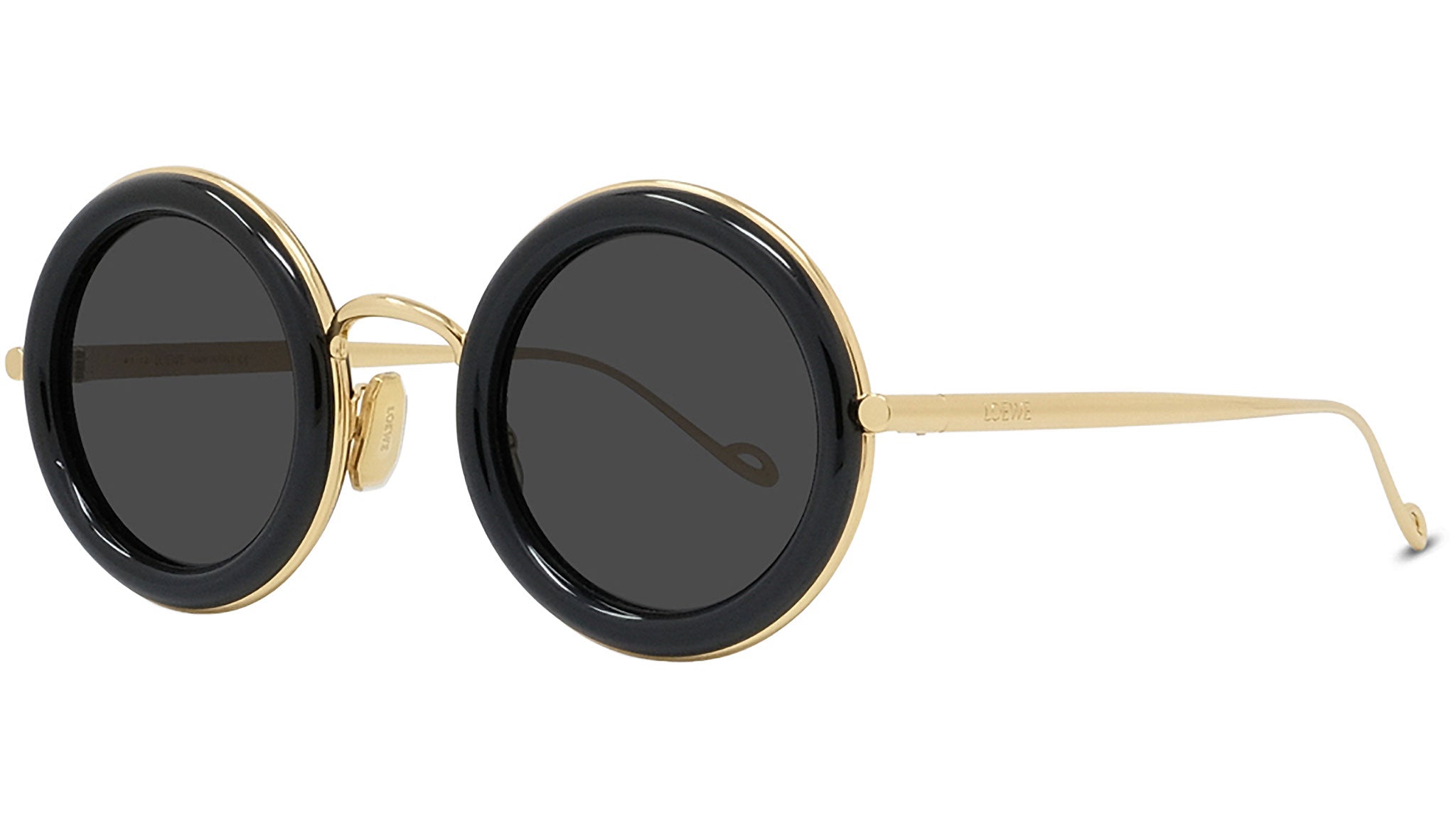 Refined LW40094U 01A Black Round Sunglasses