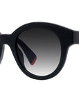 AKA Black Round Sunglasses