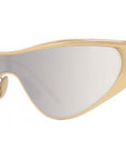 Signature Gold Geometric Sunglasses
