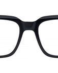 Zander Black Square Eyeglasses