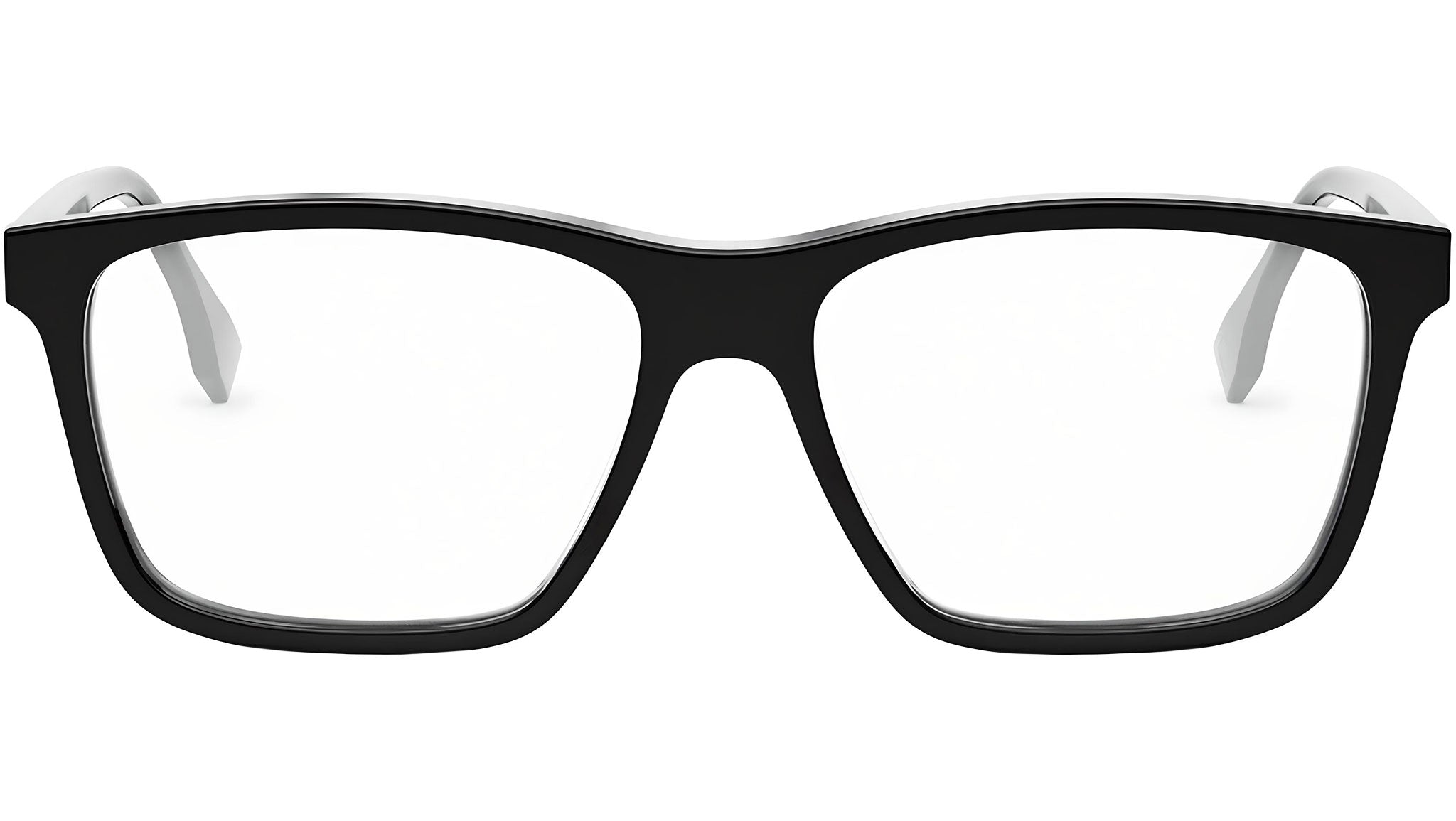 Fendi Fine Black Geometric Eyeglasses