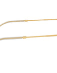 Round Flat Lenses RB3447N polished gold