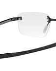 Flex Black Rectangular Eyeglasses