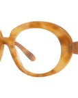 Curvy Brown Havana Round Sunglasses