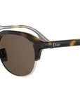 DiorRibbon R1I Havana Browline Sunglasses