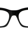 4G Black Square Eyeglasses