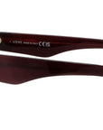 Anagram Bordeaux Geometric Sunglasses