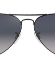 Aviator Gradient RB3025 004/78 Gunmetal Blue