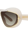 Signature LW40120I 25F White Geometric Sunglasses