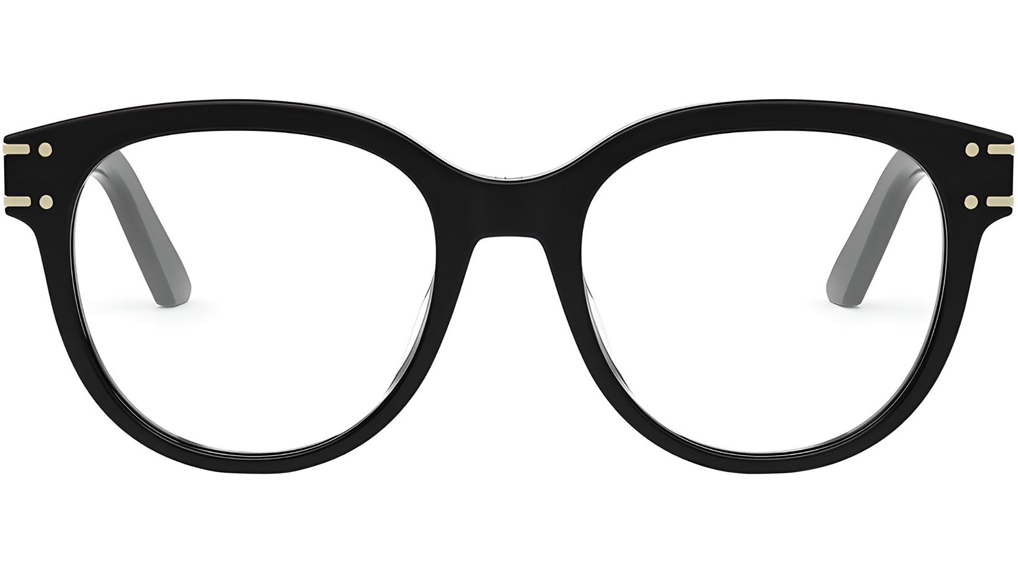 DiorSignatureO R3I Black Round Eyeglasses