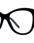 Pearl Black Cat Eye Eyeglasses