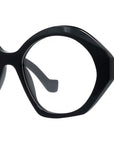 Anagram Black Geometric Eyeglasses