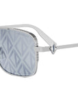 CD Diamond S9U Silver Geometric Sunglasses