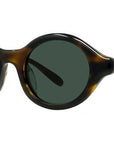 Slim Tortoise Round Sunglasses