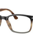 PO3189V striped brown and grey and black