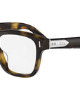 DiorTailoringO S2I Havana Rectangular Eyeglasses