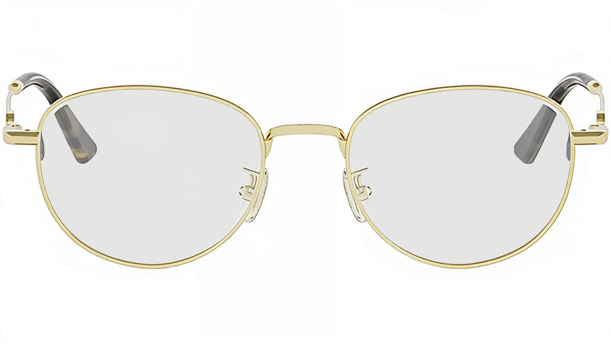 Petit CDO R2U Gold Round Eyeglasses