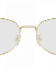 Petit CDO R2U Gold Round Eyeglasses