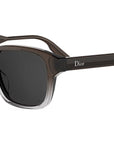 DiorRibbon S1I Brown Geometric Sunglasses