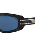 DiorSignature S9U Havana Geometric Sunglasses