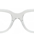 GV Day Grey Transparent Geometric Eyeglasses