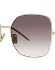 GV Speed Gold Geometric Sunglasses