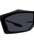 Giv Cut Black Geometric Sunglasses