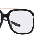 D.Ellis Black Square Sunglasses