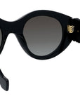 Anagram Black Round Sunglasses