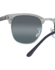 Clubmaster Metal RB3716 9254G6 silver on blue