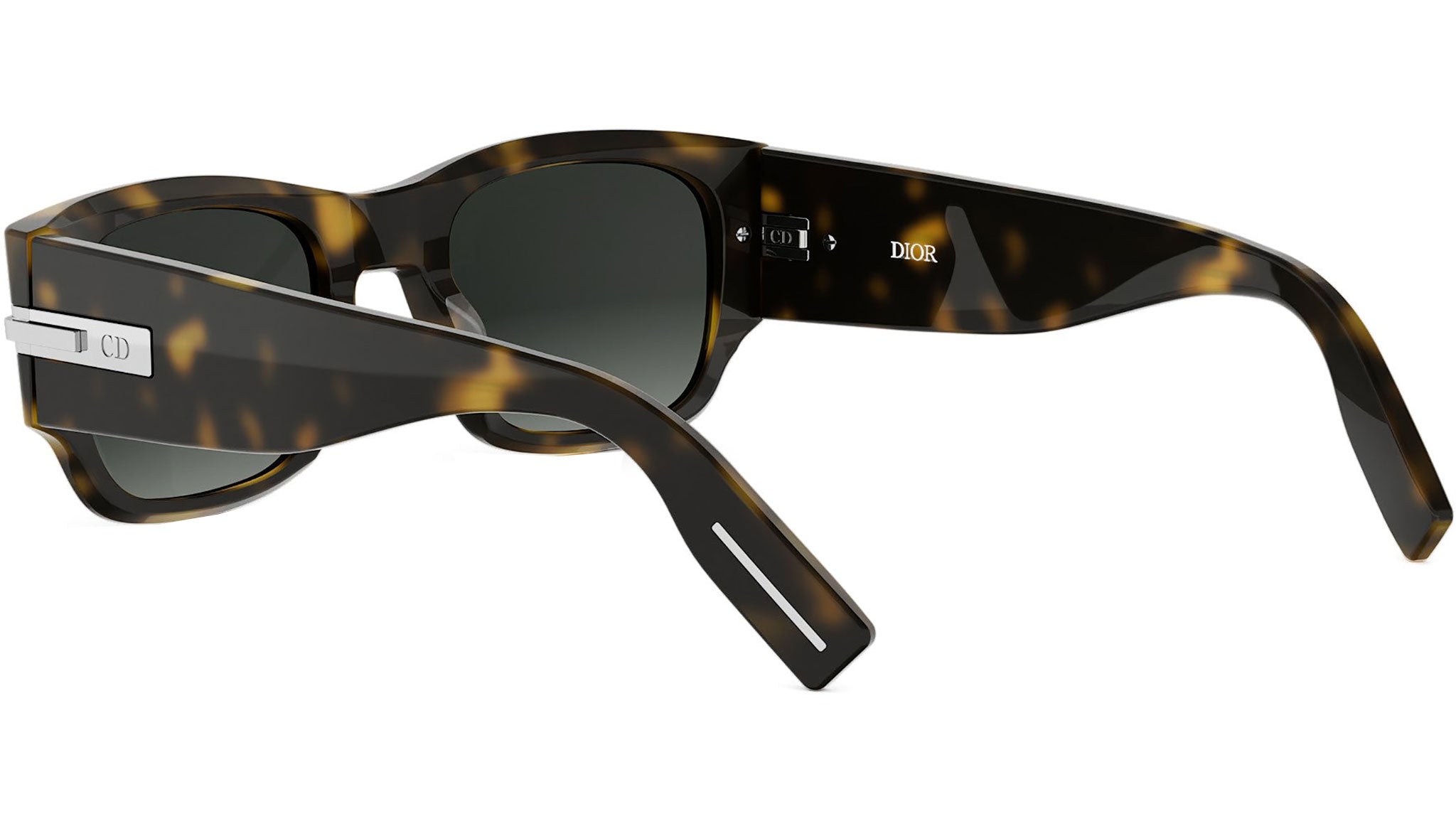 DiorBlackSuit XL S4I Havana Square Sunglasses