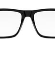 Aluminium Black Rectangular Eyeglasses