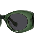 Anagram Green Oval Sunglasses