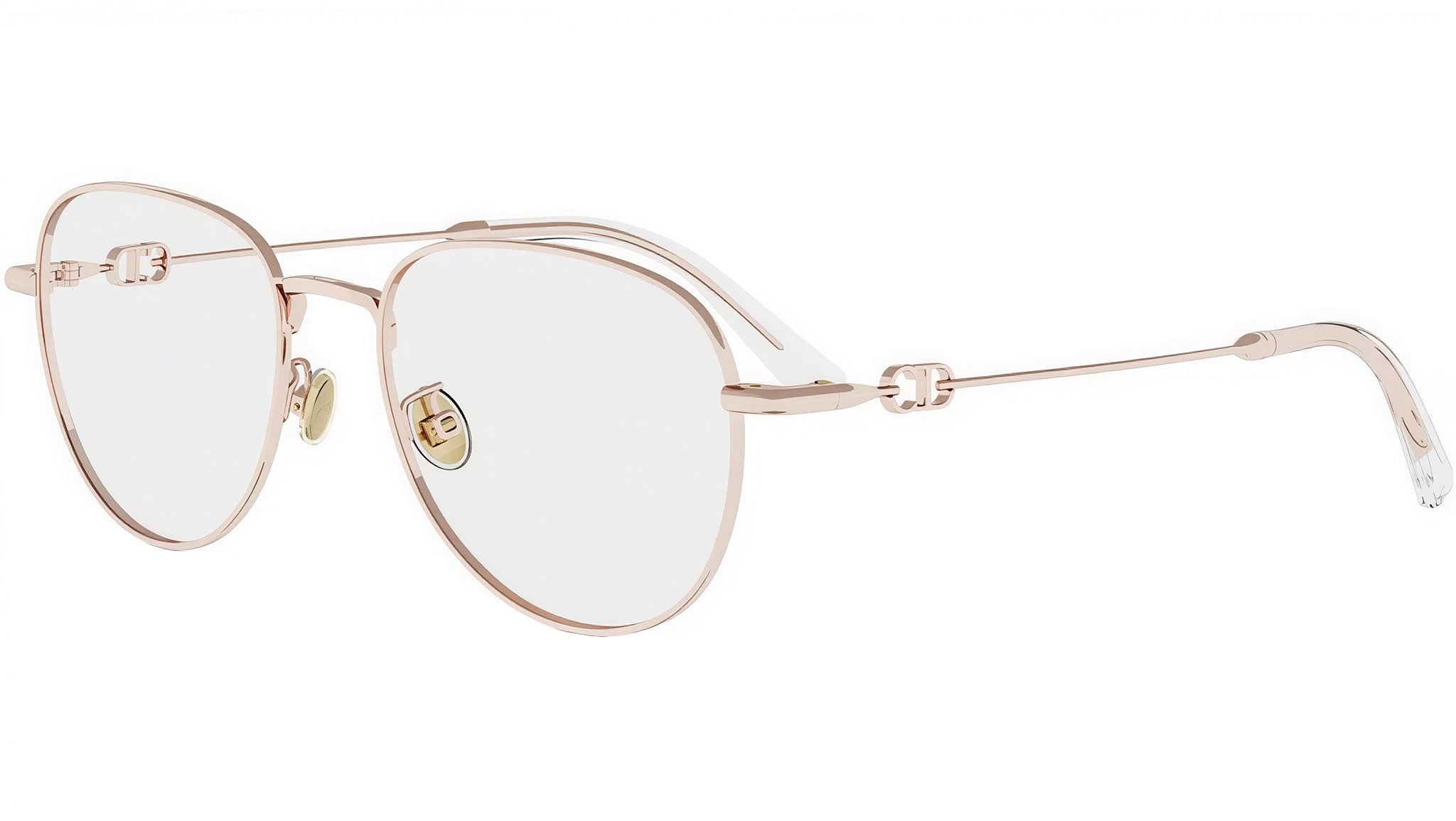 Petit CDO R2U Rose Gold Round Eyeglasses