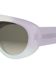 Triomphe Stamp Violet Pilot Sunglasses