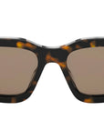 B.zero1 Havana Rectangular Sunglasses