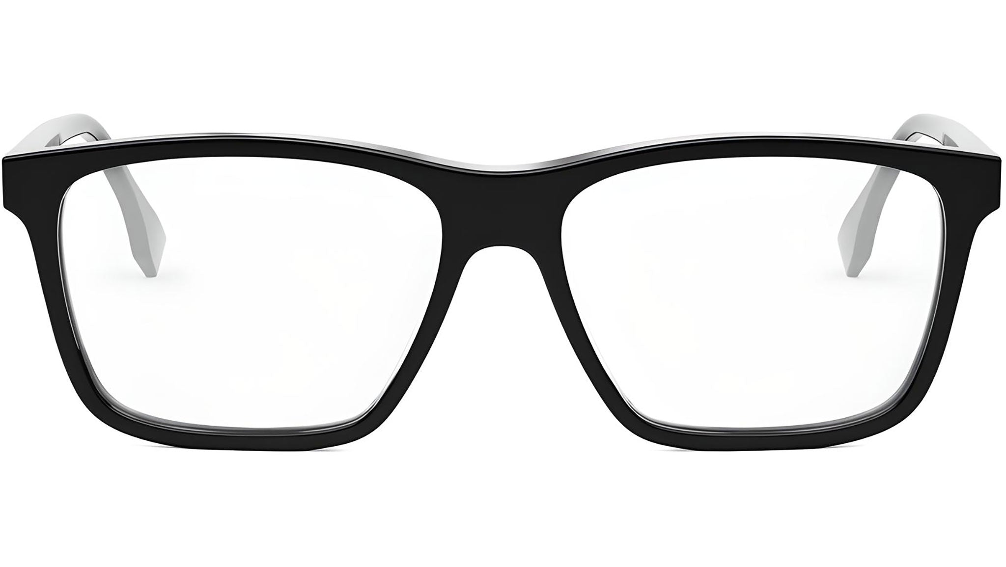 Fendi Fine Black Geometric Eyeglasses
