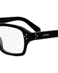CELINE 3 Dots Black Rectangular Eyeglasses
