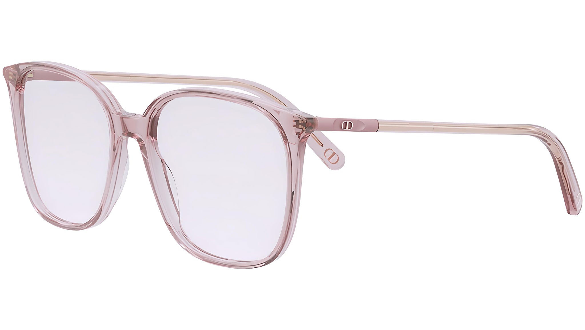 Mini CD O S1I Pink Square Eyeglasses