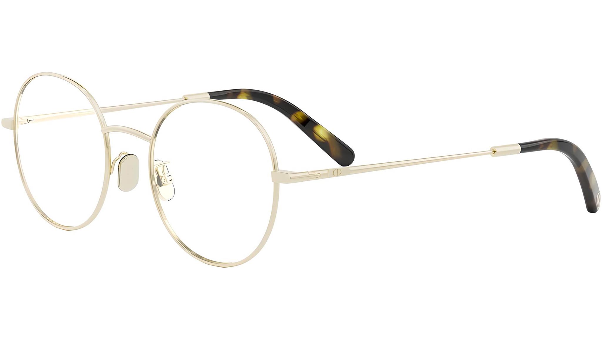 Mini CD O R6F Yellow Round Eyeglasses