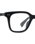 Boke Flower Black Rectangular Eyeglasses