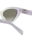 Triomphe Purple Cat Eye Sunglasses