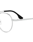 Fendi Travel Silver Round Eyeglasses