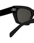 CELINE 3 Dots Black Square Sunglasses