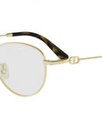 Petit CDO R2U Gold Round Eyeglasses