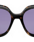 Lady 95.22 R2I Havana Purple Round Sunglasses