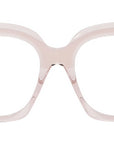 Curvy Pink Geometric Sunglasses