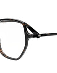 Mini CD O S8I Havana Geometric Eyeglasses