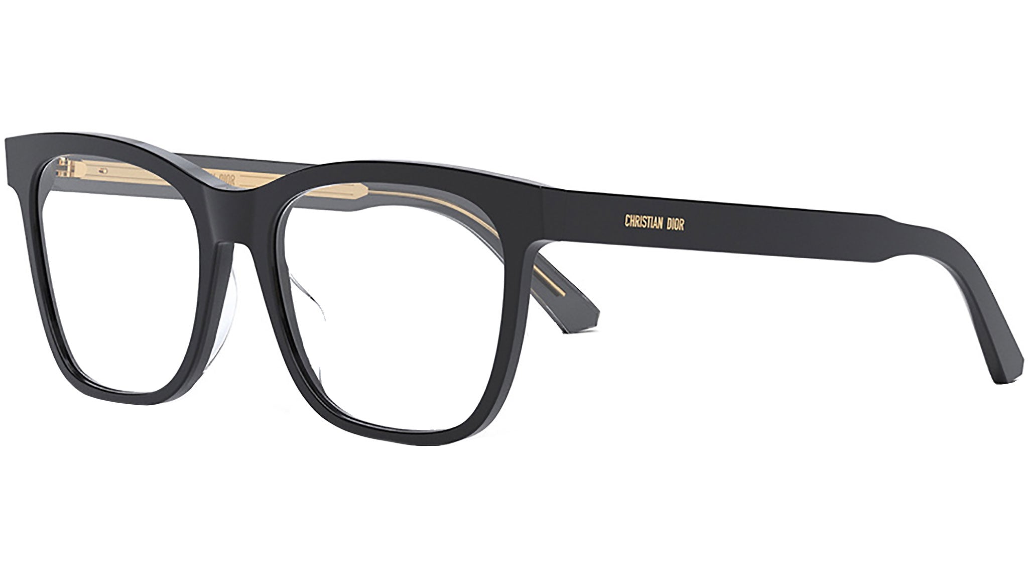 DiorSpiritO S4I Black Square Eyeglasses